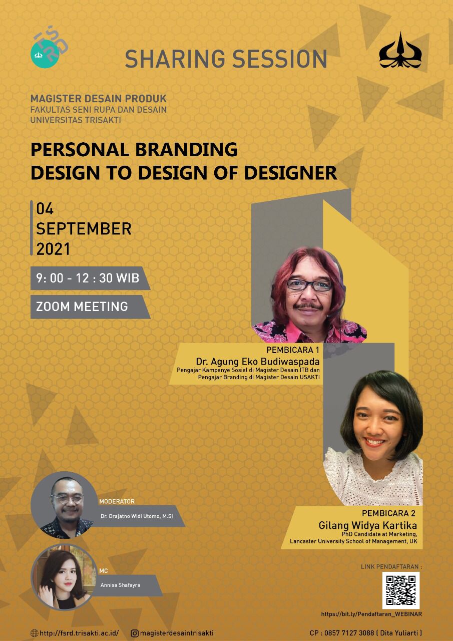 Seminar Personal Branding Magister Desain Produk